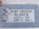  Mary Cristine <I>Wadsworth</I> Blanch