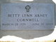  Betty Marie <I>Lynn</I> Cornwell