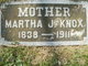  Martha Jane <I>Conner</I> Gordon Knox