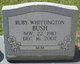  Ruby Lee <I>Whittington</I> Bush