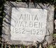  Anita Marie “Mamie” <I>Howe y Carrillo</I> Walden