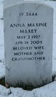  Anna Maxine <I>Nofsinger</I> Maxey