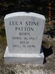  Lula Stine Patton