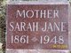  Sarah Jane <I>Baxter</I> Bratton