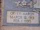  Orvey Aaron Rose
