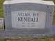  Velma Ree <I>Nichols</I> Kendall