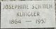  Josephine <I>Schmeh</I> Klingler