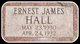  Ernest James Hall