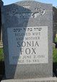 Sonia <I>Atkins</I> Fox Kracov