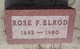  Rose F <I>Fischer</I> Elrod