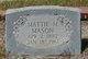  Mattie M. <I>Hudson</I> Mason