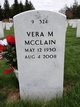  Vera Mae <I>Ballard</I> McClain