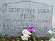  Genevieve L. <I>Dean</I> Peck