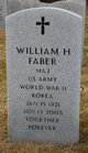  William Harry “Bill” Faber