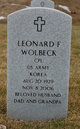 Corp Leonard Frank Wolbeck