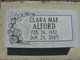  Clara Mae <I>Alford</I> Amen