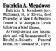  Patricia A <I>Williams</I> Meadows