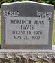  Meredith Jean <I>Morgan</I> Davis