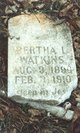 Bertha Watkins