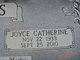  Joyce Catherine <I>(Handwork)</I> Purvis