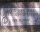  David Len Ball