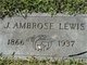 James Ambrose Lewis