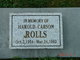  Harold Carson Rolls