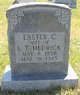  Easter Catherine <I>Myers</I> Hedrick