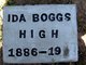  Ida <I>Boggs</I> High