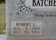  Robert Lincoln “Bro. Bob” Batchelor