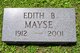  Mary Edith “Edie” <I>Bowyer</I> Mayse