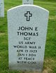 Sgt John Edward Thomas