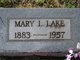  Mary Louise <I>Bennett</I> Lake