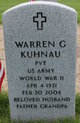  Warren G Kuhnau