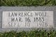  Lawrence Wolf