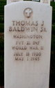 PVT Thomas J Baldwin Sr.