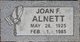  Joan F. <I>Botkin</I> Alnett