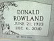  Donald Rowland