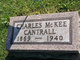 Rev Charles McKee Cantrall