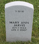  Mary Ann <I>Lassiter</I> Jarvis