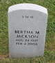  Bertha M. <I>Reid</I> Jackson