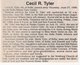  Cecil Roy Tyler