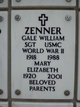  Mary Elizabeth <I>Keller</I> Zenner