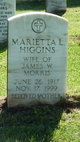  Marietta L <I>Higgins</I> Morris