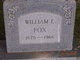  William Earsey Fox