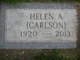  Helen Arlene <I>Carlson</I> Benjamin
