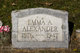  Emma A. <I>Dauler</I> Alexander
