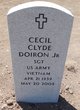 Sgt Cecil Clyde Doiron Jr.
