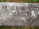  Katherine W. <I>Scott</I> Johnson
