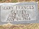  Mary Frances Guffey